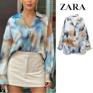 ZARA tie dye blouse.